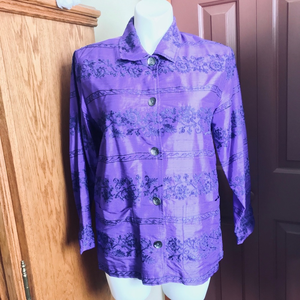 CHICO’s Design Silk Top